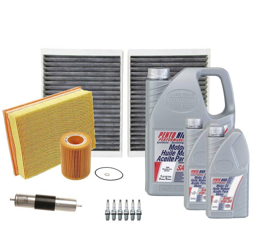 BMW Ignition Tune-Up Kit (5W-30) (7 Liter) (High Performance) 64312207985 - eEuroparts Kit 3086422KIT